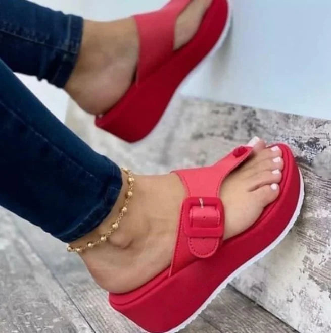 Women Slippers Summer Platform Hollow Outdoor Cool Garden Beach Shoes Woman Slip On Flip Flops Cozy Mules Zapatos Mujer