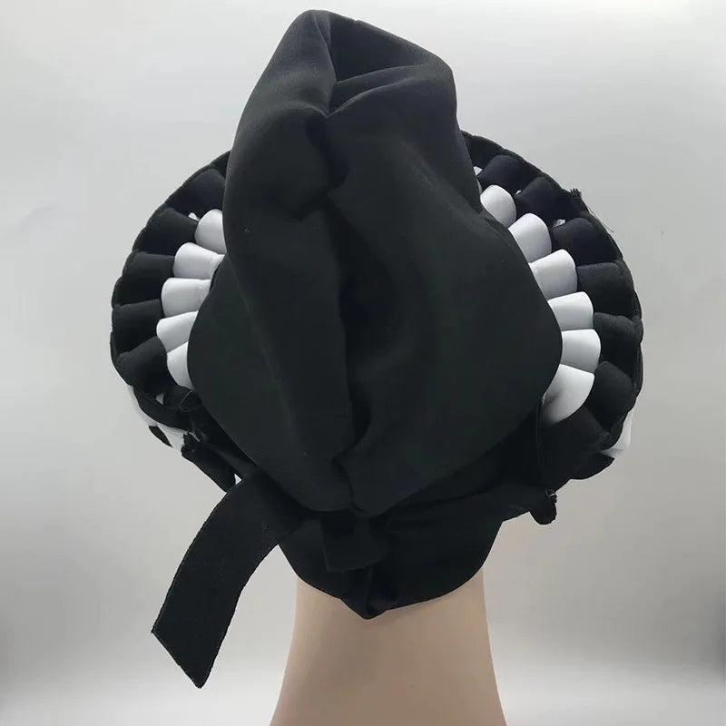 2022 Fashion African Turbans for Women Ready to Wear Auto Gele Headties Nigerian Aso Oke Head Wraps for Traditional Wedding