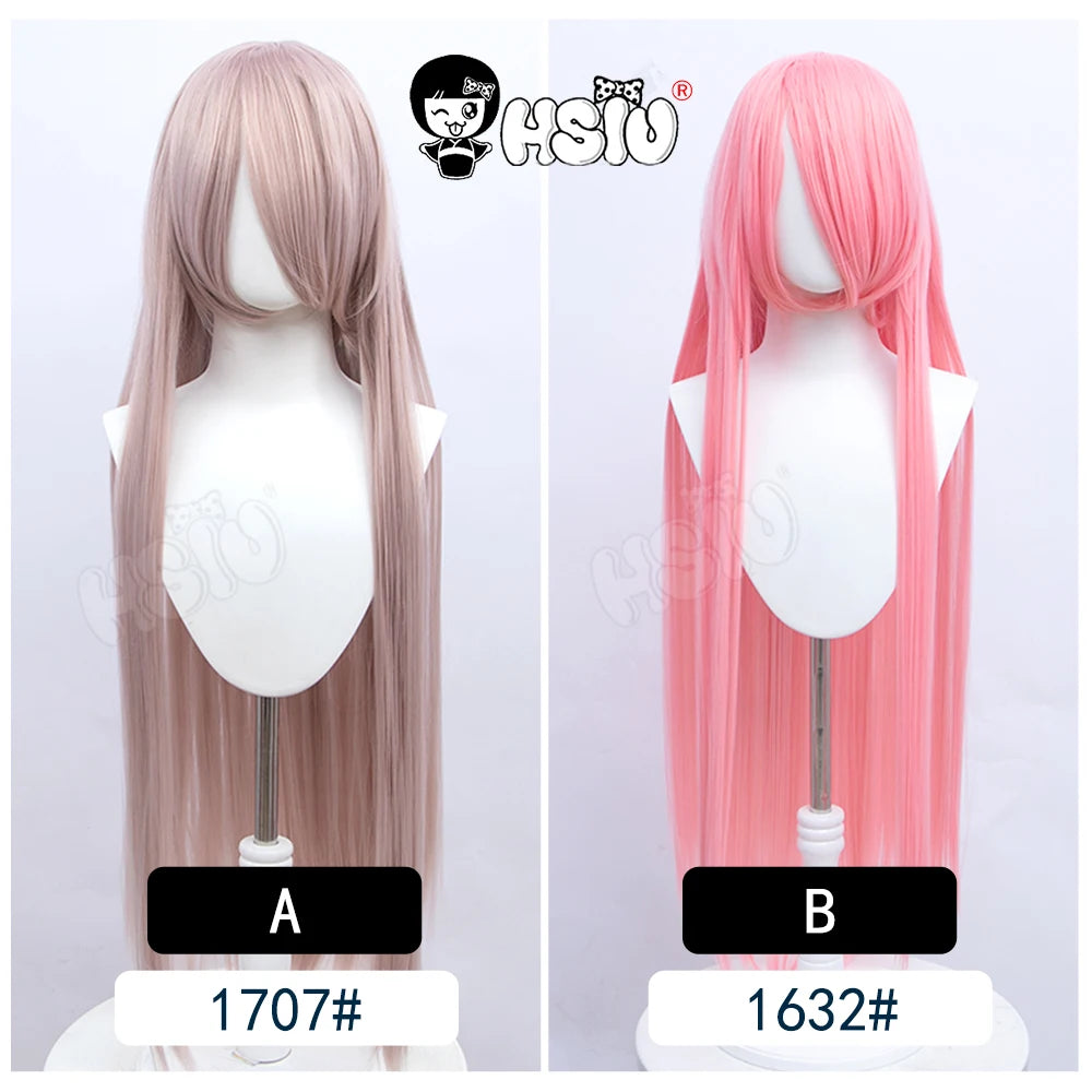 Anime New style Cosplay Long Wig「HSIU」Party Anime wigs 44 color 100cm Colourful  wig Fiber synthetic wig+Free wig cap