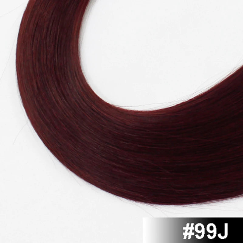 Remy Hair 1g/s 12-28 inch Real Remy Flat Tip Human Hair Extension Silky Straight Dark Brown Pre Bonded Keratin Fusion Hair