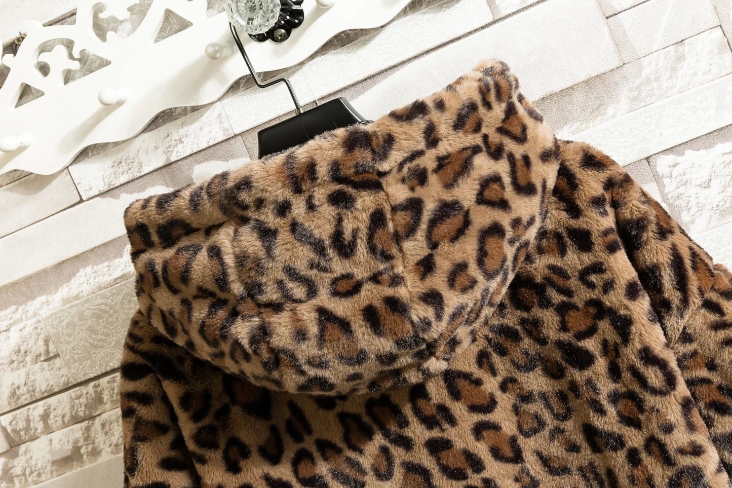 2025 Fall/winter Leopard Print Jacket Loose and Comfortable Cotton-padded Jacket Fashion Men's and Women's Autumn Warm Jacket
