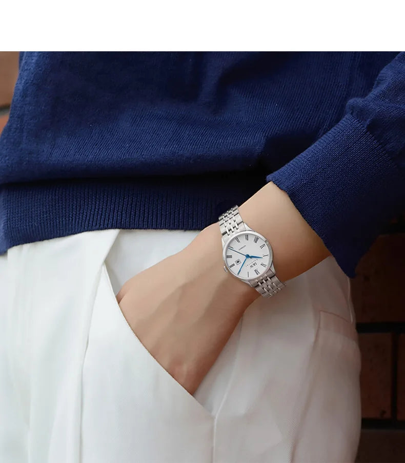CARNIVAL Brand High-end IW Series Luxury MIYOTA Mechanical Watch for Women Stainless Steel Sapphire Mirror Automatic Watches
