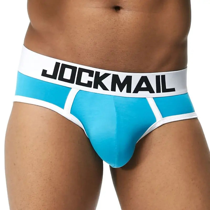 Sexy Men Underwear Briefs U Convex Big Penis Pouch Design Wonderjock Men Cotton Briefs for Man Bikini Adjustment Ring Cock