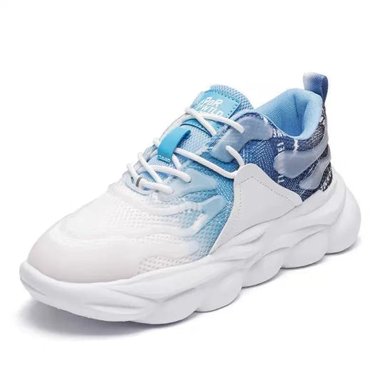 New Men's Breathable Mesh Sports Shoes Thick Sole Sports Shoes Men's Casual Running Shoes