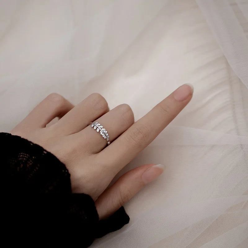 Vintage Daisy Flower Rings For Women Korean Style Adjustable Opening Finger Ring Bride Wedding Engagement Statement Jewelry Gif