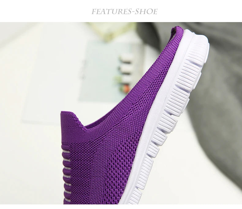 Women Vulcanized Shoes High Quality Shoes for Women 2025 Comfortable Casual Women Slippers Plus Size 42 Walking Flat