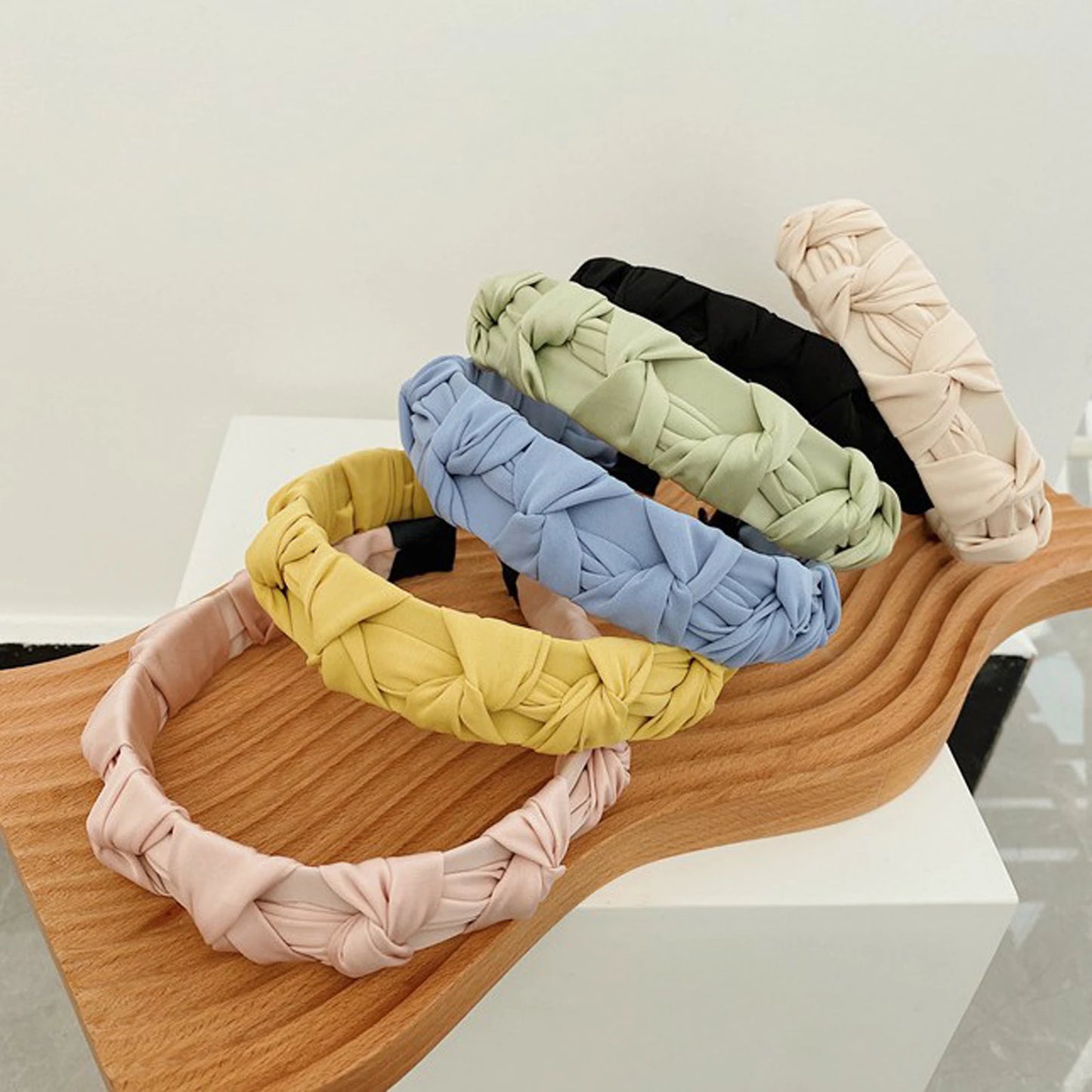 New Fashion Women Hair Accessories Wide Side Flower Hairband Casual Soft Hair Hoop Top Quality Headband Wholesale BAZAARHUBO