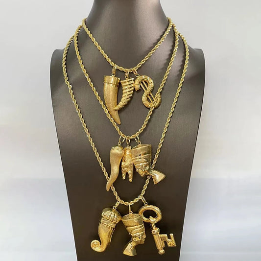 African Gold Color Jewelry Sets For Women Wedding Bridal Women Necklace African Costume Jewelry Set For Women Party Gift
