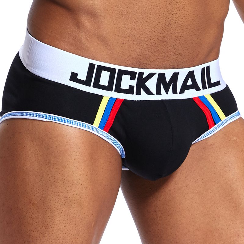 Sexy Men Underwear Briefs U Convex Big Penis Pouch Design Wonderjock Men Cotton Briefs for Man Bikini Adjustment Ring Cock