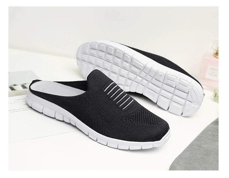 Women Vulcanized Shoes High Quality Shoes for Women 2025 Comfortable Casual Women Slippers Plus Size 42 Walking Flat