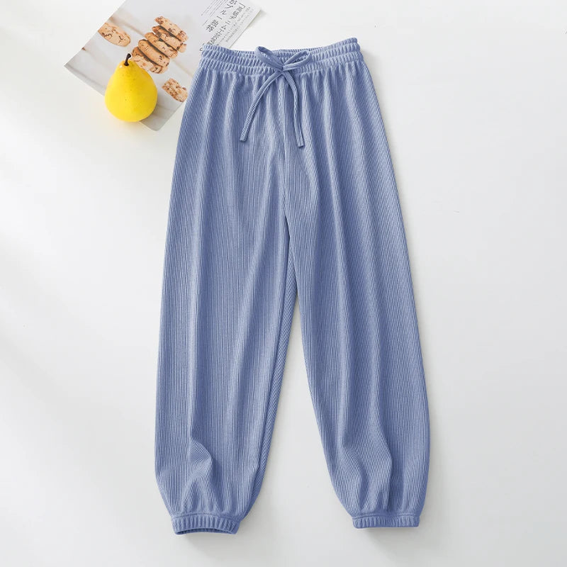 Kids Clothes for Teen Girls Pink Pants 2 To 12 Year Fashion 2022 Summer Green Casual Wide Leg Pants Children Loose Cool Trousers