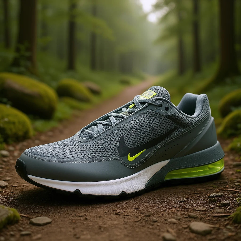 For for Pulse Men's Running Shoes Vietnam Smoke Grey Black EVA Mesh Breathable Trail Sport Summer