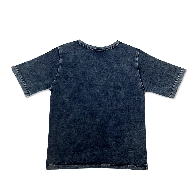 Baby boy summer fashion clothes set toddler kids shorts sets cotton denim outfit sets short sleeve t-shirt top pants casual wear