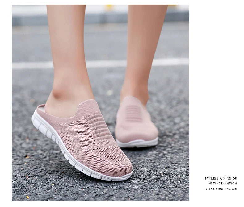 Women Vulcanized Shoes High Quality Shoes for Women 2025 Comfortable Casual Women Slippers Plus Size 42 Walking Flat