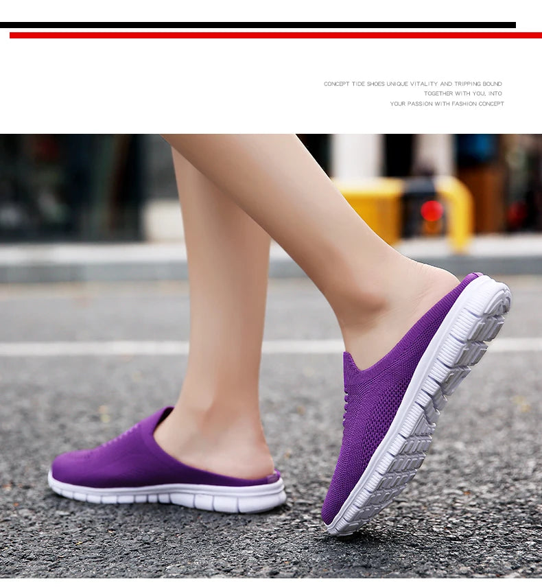 Women Vulcanized Shoes High Quality Shoes for Women 2025 Comfortable Casual Women Slippers Plus Size 42 Walking Flat