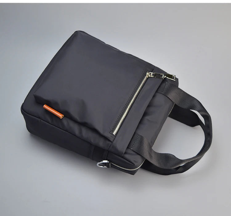 New Men's Shoulder Bags Waterproof Wear-resistant Multi-function Large-capacity Vertical Simple Business Outdoor Casual  Handba