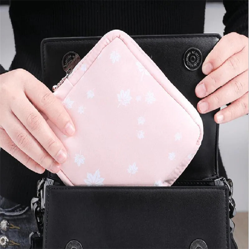 Fashion Women Small Cosmetic Bags Travel Mini Sanitary Napkins Make Up Coin Money Card Lipstick Storage Pouch Purse Bags