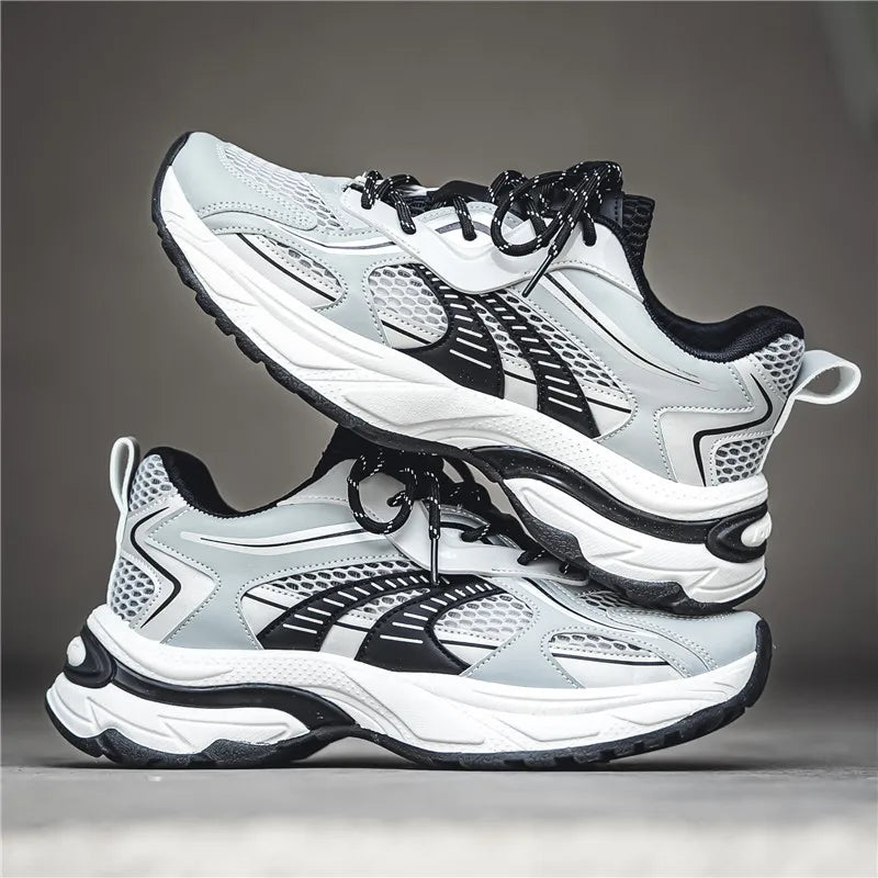 Dropshipping Custom Logo Fashion Running Shoes Men Breathable Lightweight Casual Walking Style Sneakers for Men