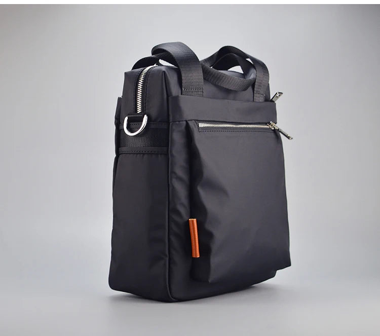 New Men's Shoulder Bags Waterproof Wear-resistant Multi-function Large-capacity Vertical Simple Business Outdoor Casual  Handba