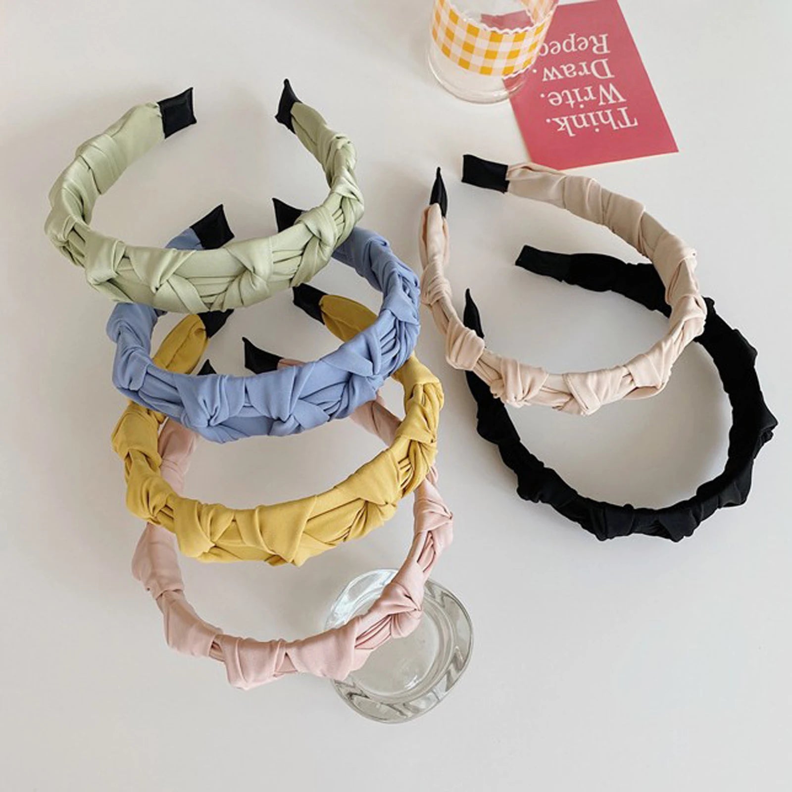 New Fashion Women Hair Accessories Wide Side Flower Hairband Casual Soft Hair Hoop Top Quality Headband Wholesale BAZAARHUBO