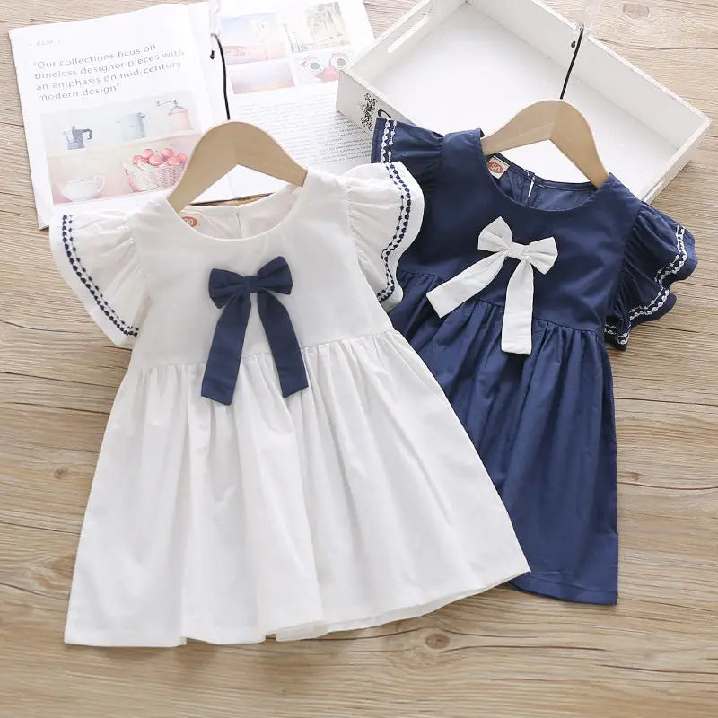 Girl Casual Dress 2024 New Fashion Princess Dresses Girls Sweet Costumes Cute Outfits Baby Girls Vestidos for 1- 5Y
