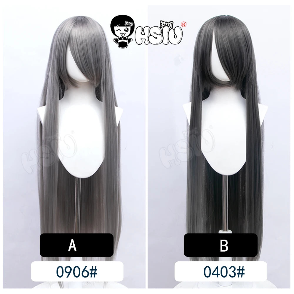Anime New style Cosplay Long Wig「HSIU」Party Anime wigs 44 color 100cm Colourful  wig Fiber synthetic wig+Free wig cap