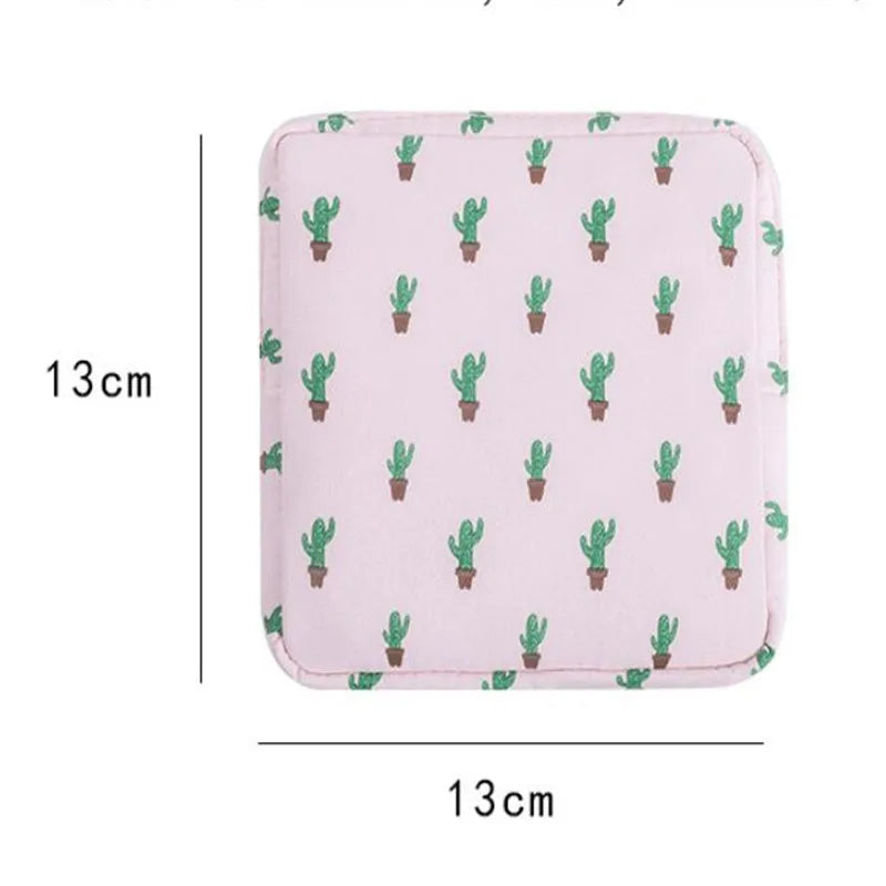 Fashion Women Small Cosmetic Bags Travel Mini Sanitary Napkins Make Up Coin Money Card Lipstick Storage Pouch Purse Bags