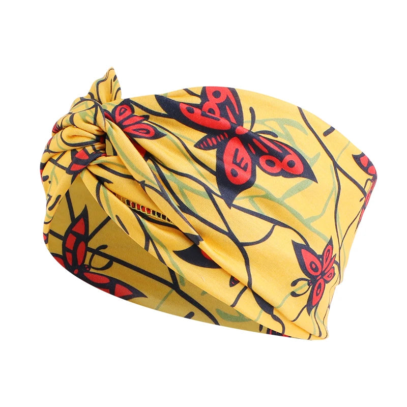 African Print Stretch Bandana Head Wrap Long Scarf Satin Floral Ankara Dashiki Women Party Turban Headwear Cap Hair Accessories