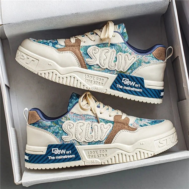 Y Men's Breathable Hot-selling Thick Sole Casual Platform Non-slip Sports Trendy Walking Style Running Shoes Sneakers for Men