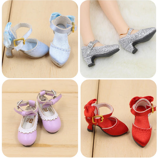 Shoes for 1/6 Blyth bjd doll icy DBS high heels