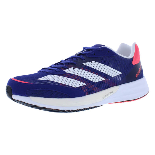 For for Adios 6 Men's Running Shoes Blue/Silver Color | 100% Authentic Model MSS-GY0893 Made in China