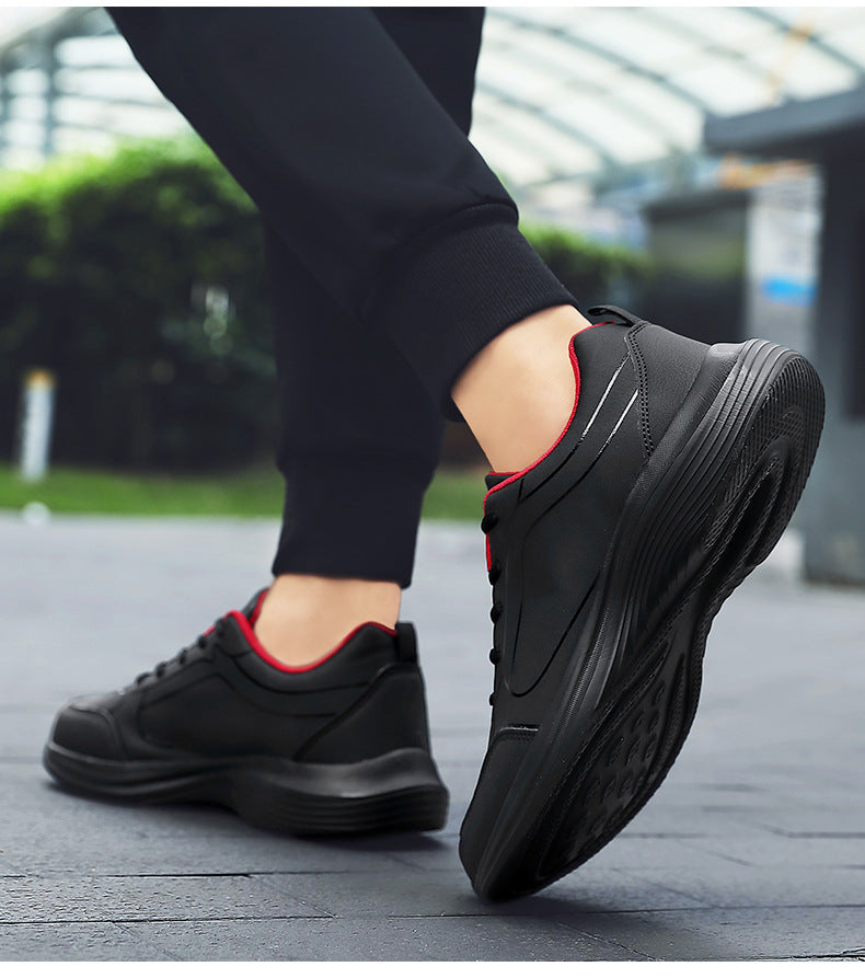 2023 Spring and Autumn New Men's Shoes Vintage Running Shoes Low-top Leather Forrest Gump Shoes Fashion Casual Youth Sports Men's Shoes