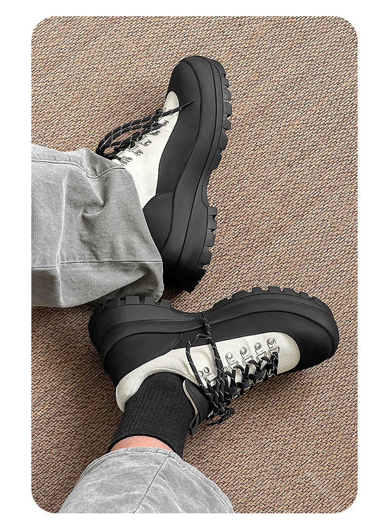 2026 New Spring Hiking Shoes for Men, Height-Increasing Versatile Breathable Sneakers, Couple's Non-Slip Outdoor Hiking Sports Shoes