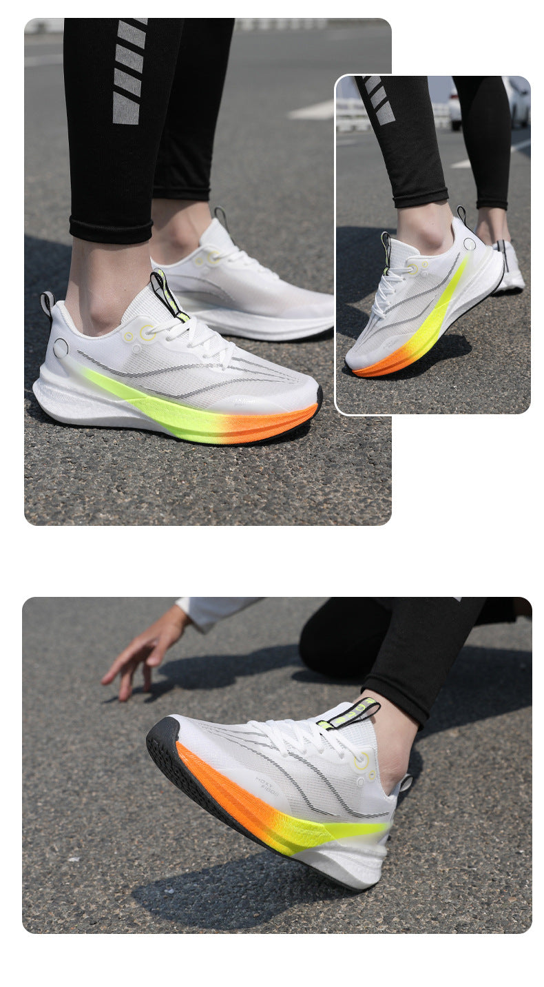 8 Running Shoes for High School Entrance Examination, Non-Slip, Professional, Lightweight, Wear-Resistant, Racing Training, Breathable, Shock-Absorbing and Rebound Sports Shoes