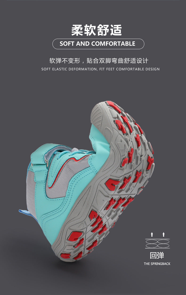Cross-border Running Shoes Children's Shoes Amazon Outdoor sneaker Autumn and Winter Trendy Children's Anti-slip Shoes Large Children's Mountaineering Shoes