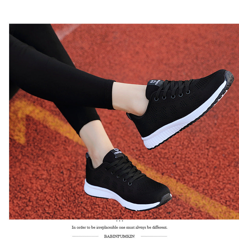 2024 Autumn New Sports Shoes Women's Outdoor Breathable Mesh Shoes Fashion Casual Shoes Women's Shoes Low-Top Women's Single Shoes