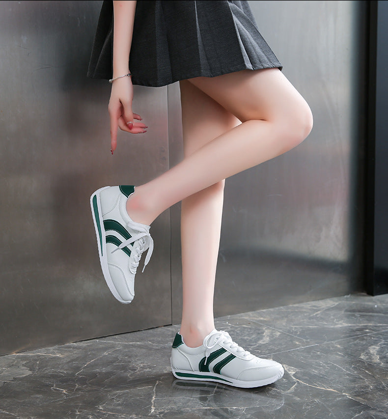 2025 Spring and Autumn New Forrest Gump Shoes Breathable Sports Casual Shoes Running Shoes Soft Sole Lightweight White Shoes Cross-Border Large Size