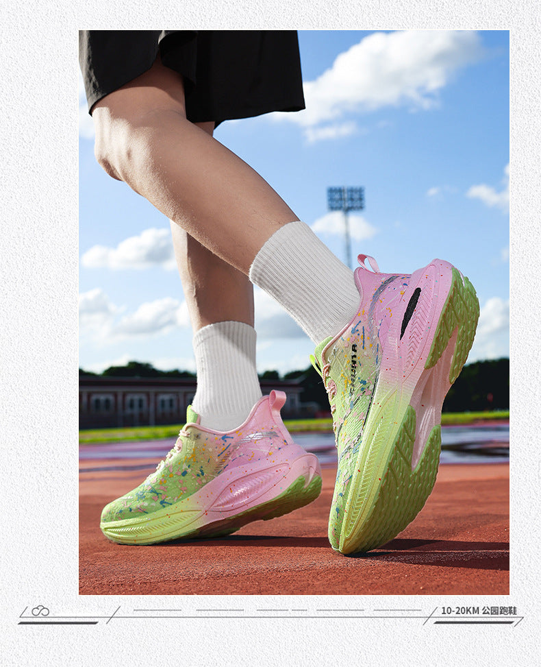 2025 Autumn New Four-Season Couple Professional Marathon Running Shoes Trendy Fashion Versatile Daily Sports Shoes for Men and Women