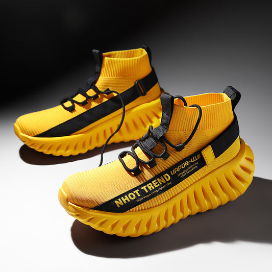 Men's Shoes, Four-Season Sports Shoes, Men's Breathable New Ultra-Light Soft-Soled Mesh Student Shock-Absorbing Casual Sneakers, Running Shoes for Men