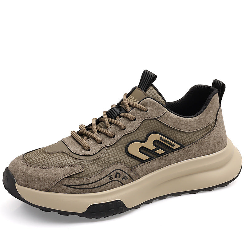 Men's Sneakers 2026 Summer New Style Men's Running Shoes Versatile Breathable Dad-Style Trendy Non-Slip Casual Shoes Wholesale