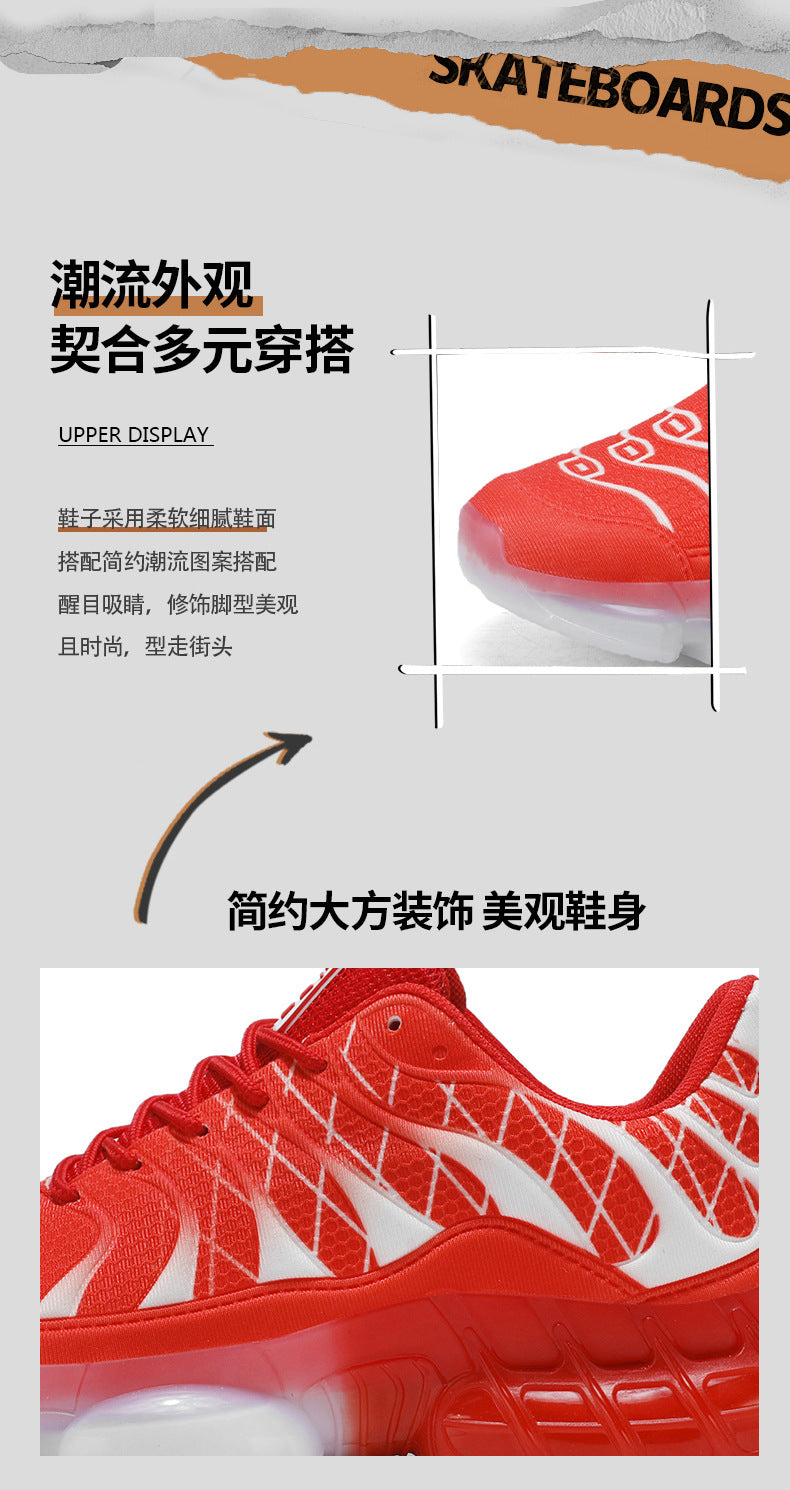 Running Shoes Men's Low-Cut Shock-Absorbing Wear-Resistant Breathable Casual Sports Shoes Outdoor Jogging Shoes Spring and Summer New Men's Shoes