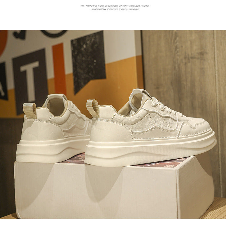 Popular Men's Shoes 2025 New Spring Casual All-match Men's Running Height Increasing Sports Wear-resistant Non-slip Trendy Shoes for Torre