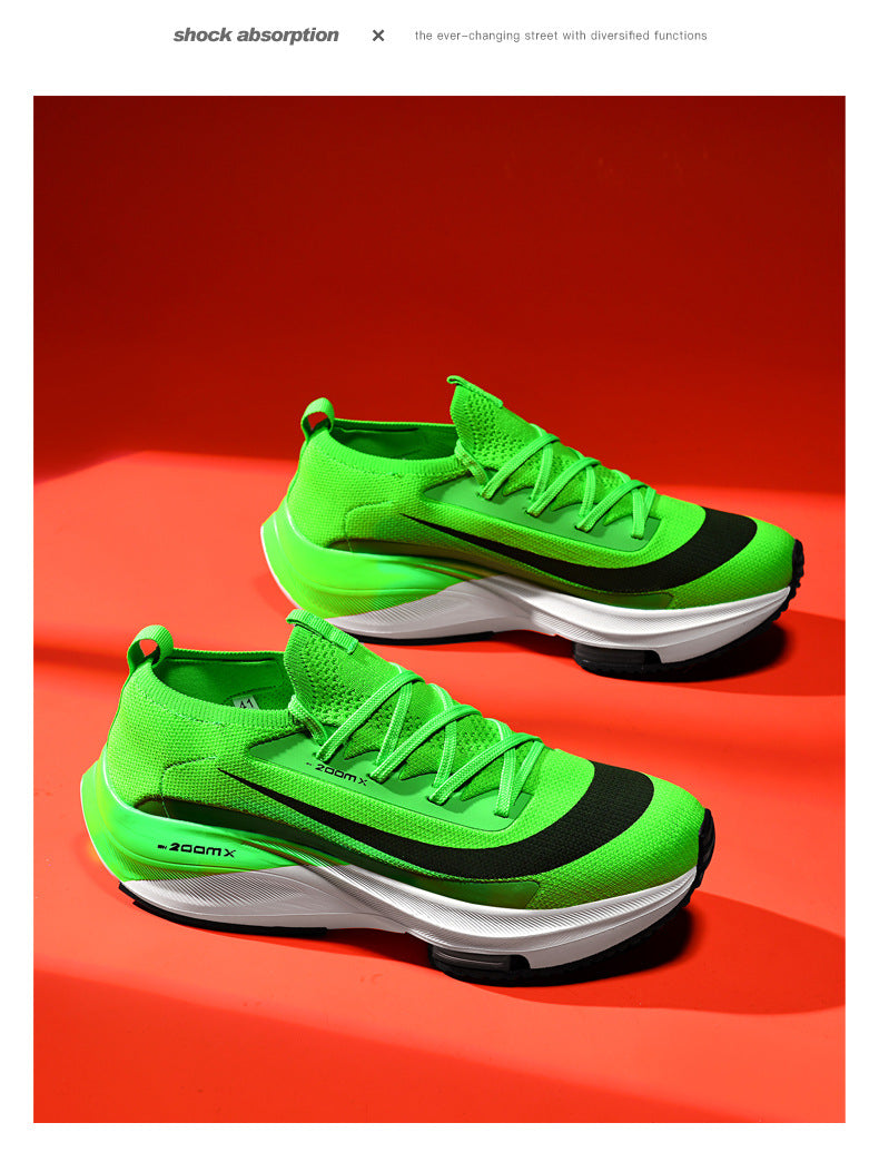 2025 Spring and Autumn Couple Trendy Sports Shoes Lightweight Breathable Mesh Running Shoes Male Teenage Student Sports Shoes
