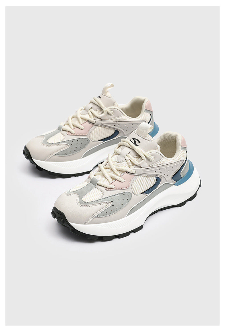 HOBIBEAR Men's Shoes Spring and Autumn Trendy Brand Breathable Thick-soled Torre Shoes Men's Casual Running sneaker Youth Trendy Shoes