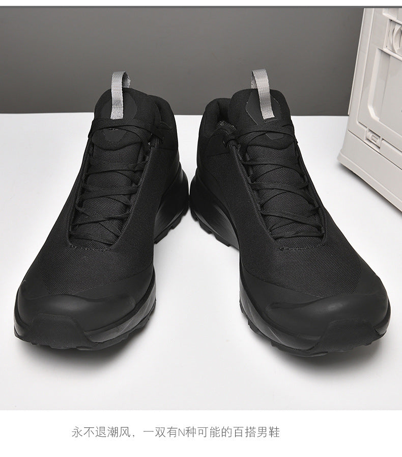 Live broadcast with men's shoes all-terrain running shoes outdoor socks waterproof cross-country hiking sneaker all-match casual shoes