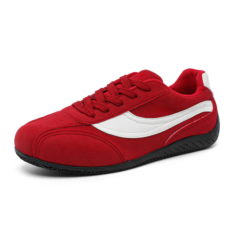 Red Racing Training Shoes for Men, New Mesh Breathable Running Shoes, Sports Casual Shoes, Apple Shoes, Leather Sc01