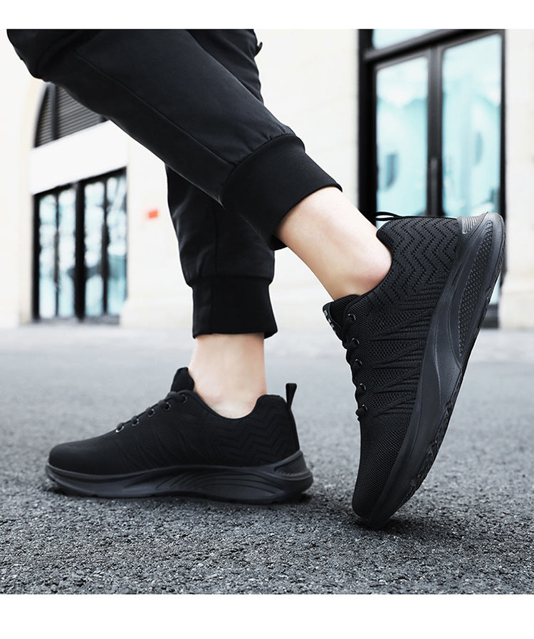 Men's Running Shoes 2025 New Cross-Border Outdoor Breathable Mesh Casual Shoes Men's Fashionable Trendy Sports Shoes