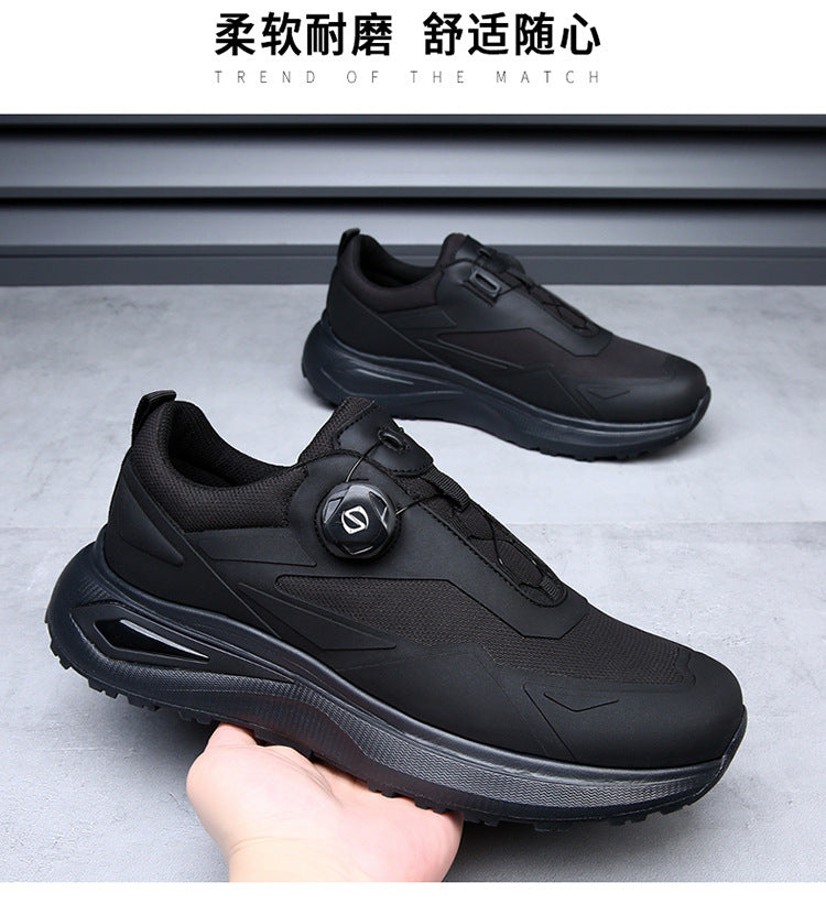 European Station 2024 Spring Fashion Sports Casual Shoes Breathable Soft Bottom Outdoor Running Rotary Button Walking Shoes