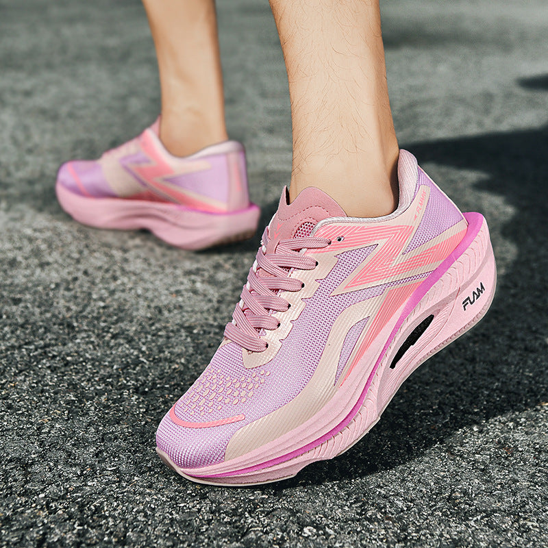 Casual Couple Fashion Cushioning Running Shoes Sports Trendy Shoes Women's Comfortable Versatile Daily Jogging Shoes Men's Breathable All Seasons