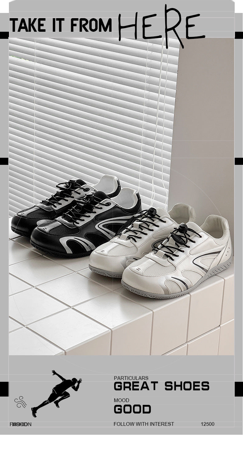 Racing Training Shoes Retro Niche Mesh Breathable Sports Casual Shoes Men's Shoes Summer Outdoor Versatile Forrest Gump Shoes